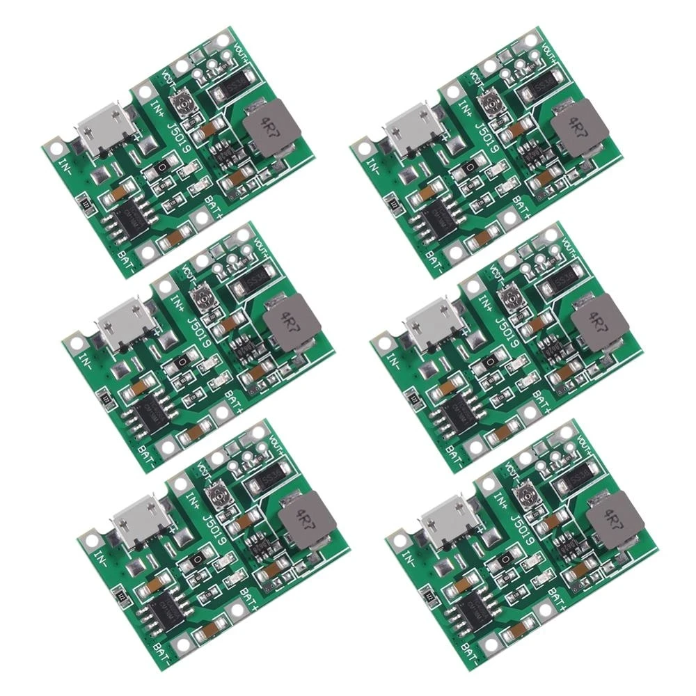 2A USB 18650 Lithium Li-ion Battery Charger Module  3.7V to 5V 9V 12V Adjustable - Step Up  Module TP4056