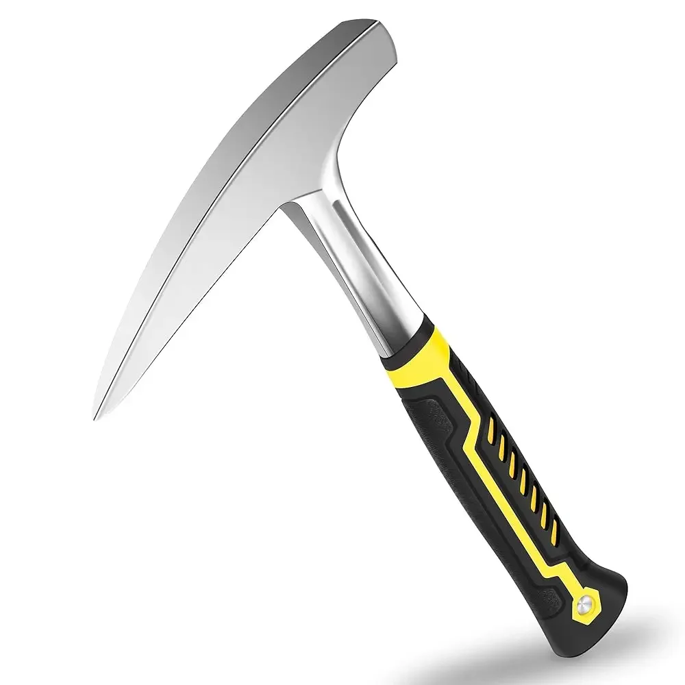 

Free Shipping22oz Rock Pick Hammer – One-Piece Forged Geology Hammer with Pointed Tip & Anti-Vibration Grip – Ideal for Rockhoun