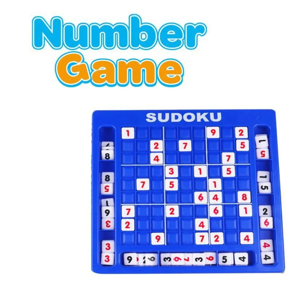 1 Set Nove Griglie Sudoku Crosswords Giocattoli International Montessori Sudoku Puzzle Giocattoli Tavolo da gioco educativo precoce