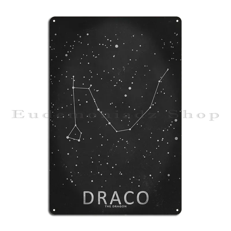 Draco Constellation Metal Plaque Plaques Customize Create Wall Decor Personalized Tin Sign Poster