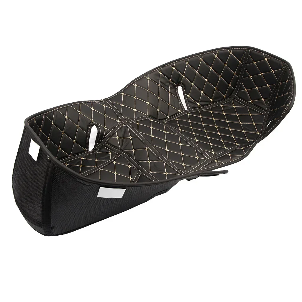 For Honda Forza350 / ADV350 Motorcycle Modified Seat Bucket Pad, Fully‑Enclosed PU Artificial Leather Storage Box Liner Cushion