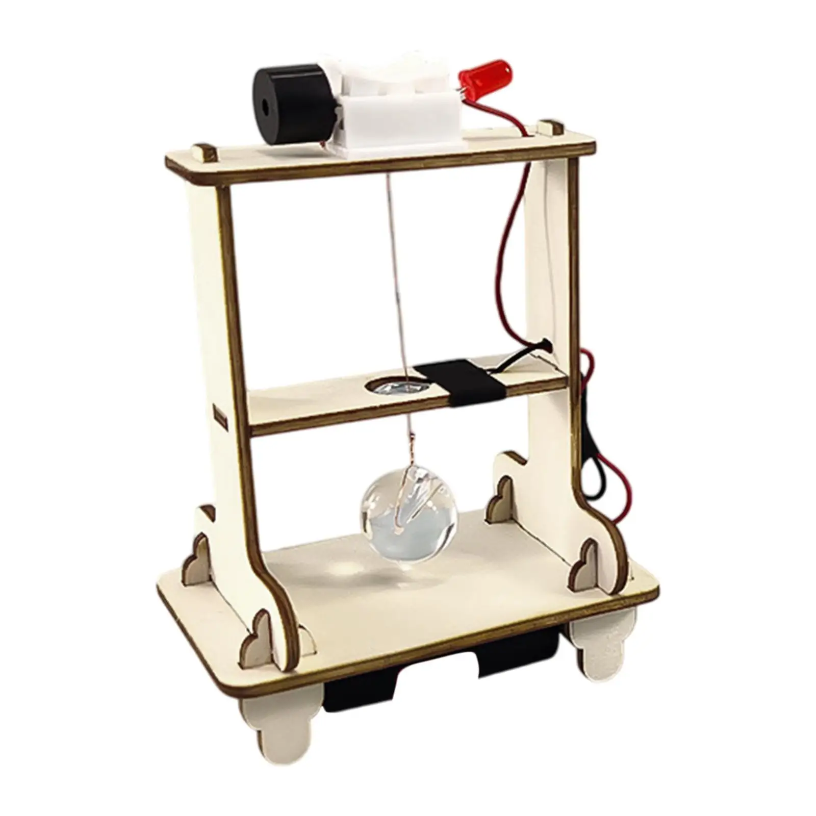 DIY Quake Alarm Holz Wissenschaft Stamm Bildung Handwerk DIY Wissenschaft Experiment Modell für Anfänger Jungen und Mädchen Teenager Kinder