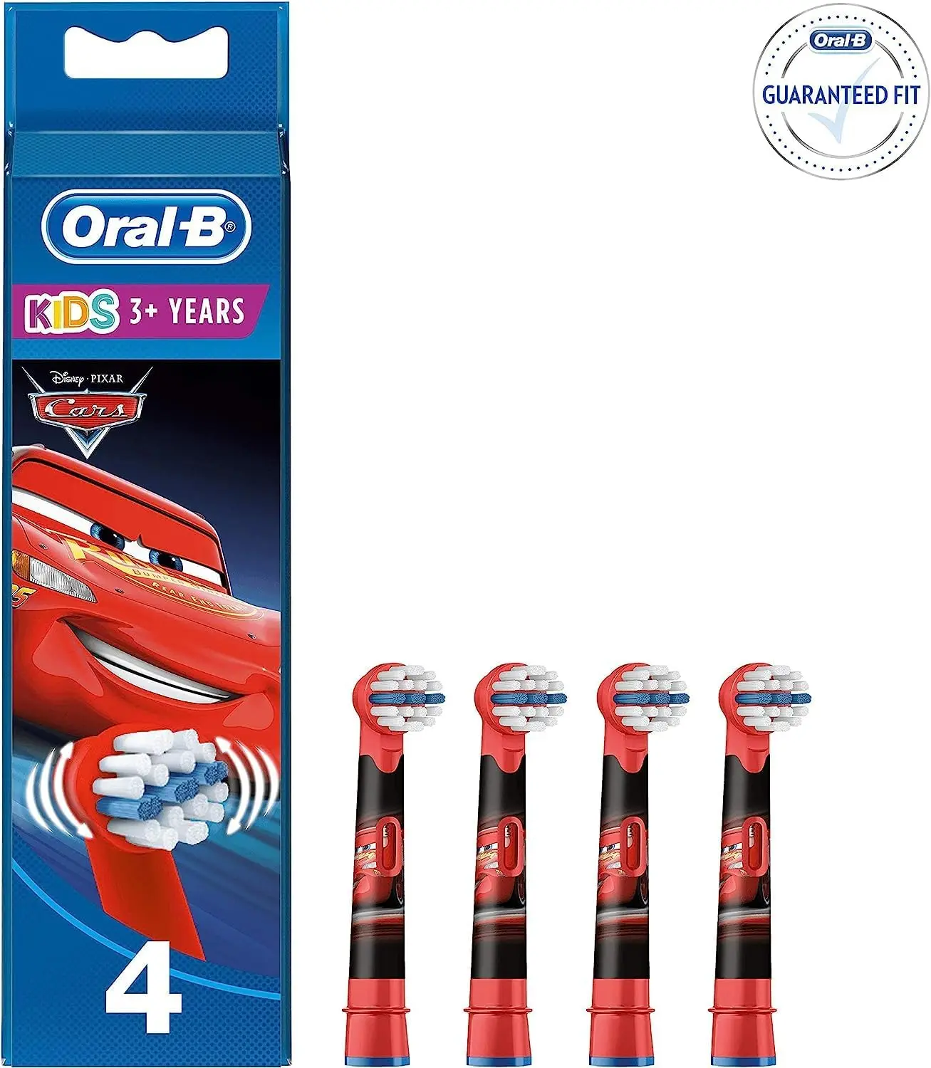 

Насадки для электрической зубной щетки Oral-B Pro с персонажами автомобиля