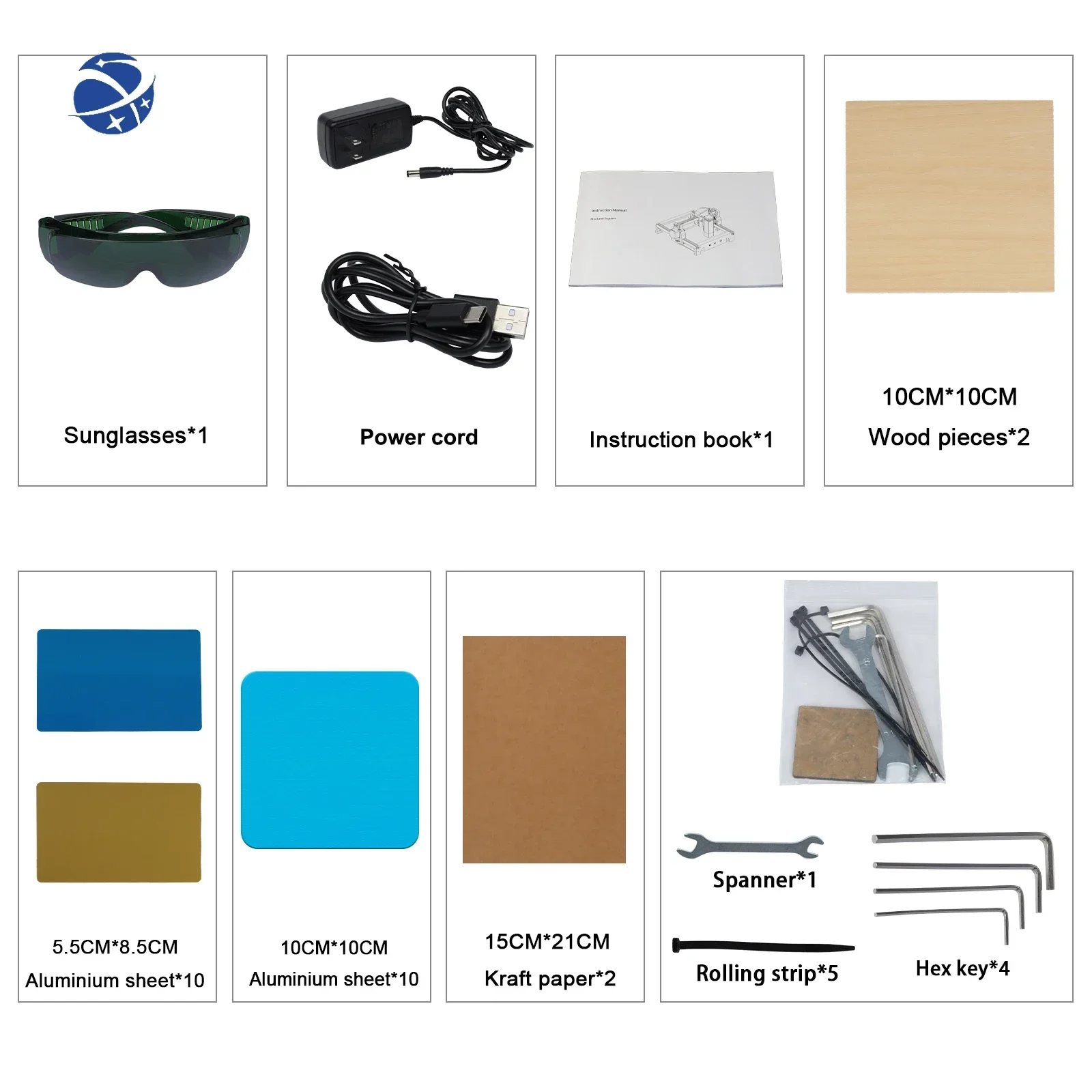 Mini Machine de gravure Laser à Diode, opération pulsée pour usage domestique, facile à utiliser, cuir et bois, prend en charge les formats AI DXF/PLT