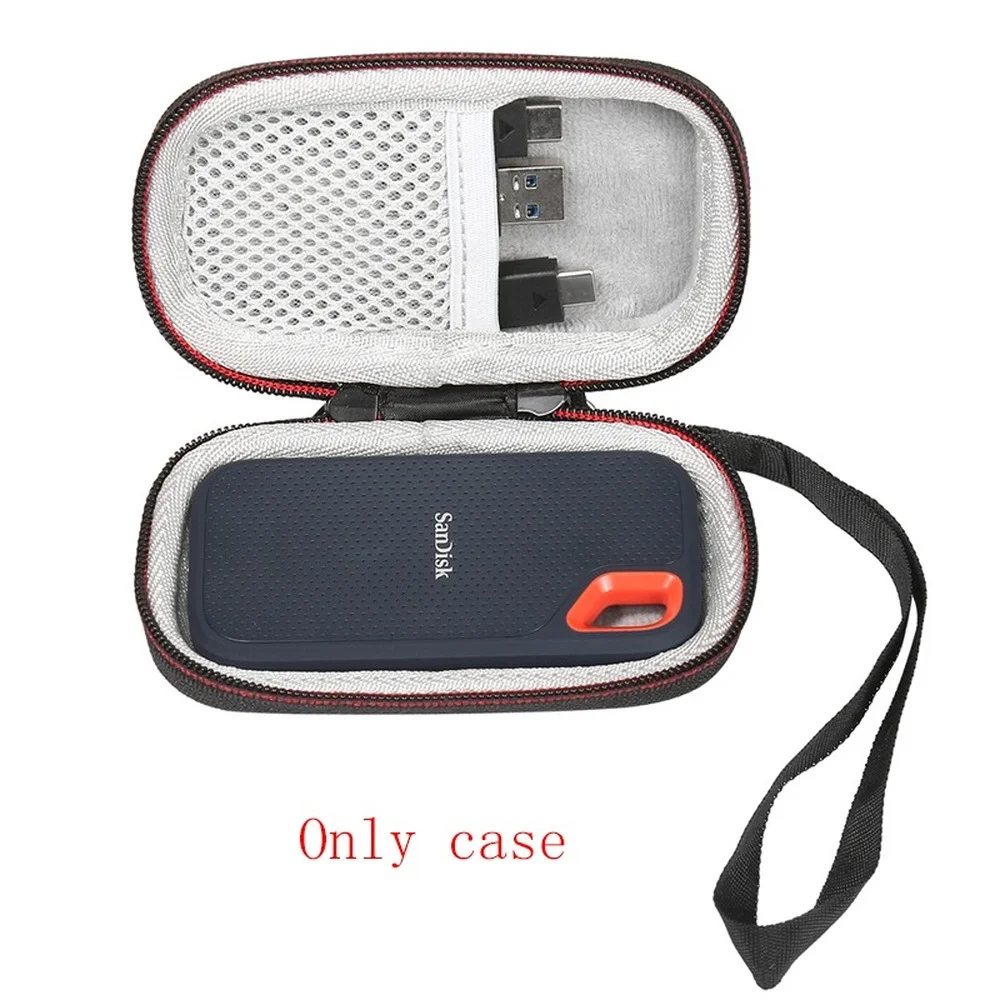 Estuche rígido para SanDisk PSSD /E30 /E60 / E61 250GB / 500GB / 1TB / 2TB Extreme Portable SSD SDSSD bolsa de almacenamiento (solo estuche)