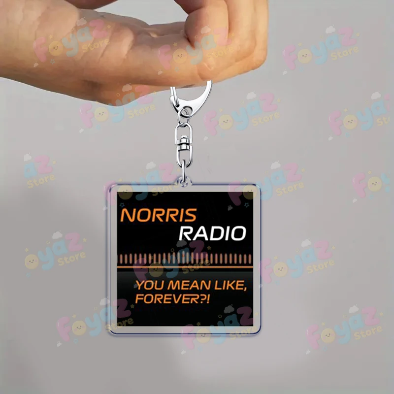 سباق السيارات سائقي فريق راديو المفاتيح اكسسوارات حقيبة سيارة سحر الفورمولا واحد رياضة السيارات ميمي Keyrings مجوهرات المشجعين الأصدقاء هدية