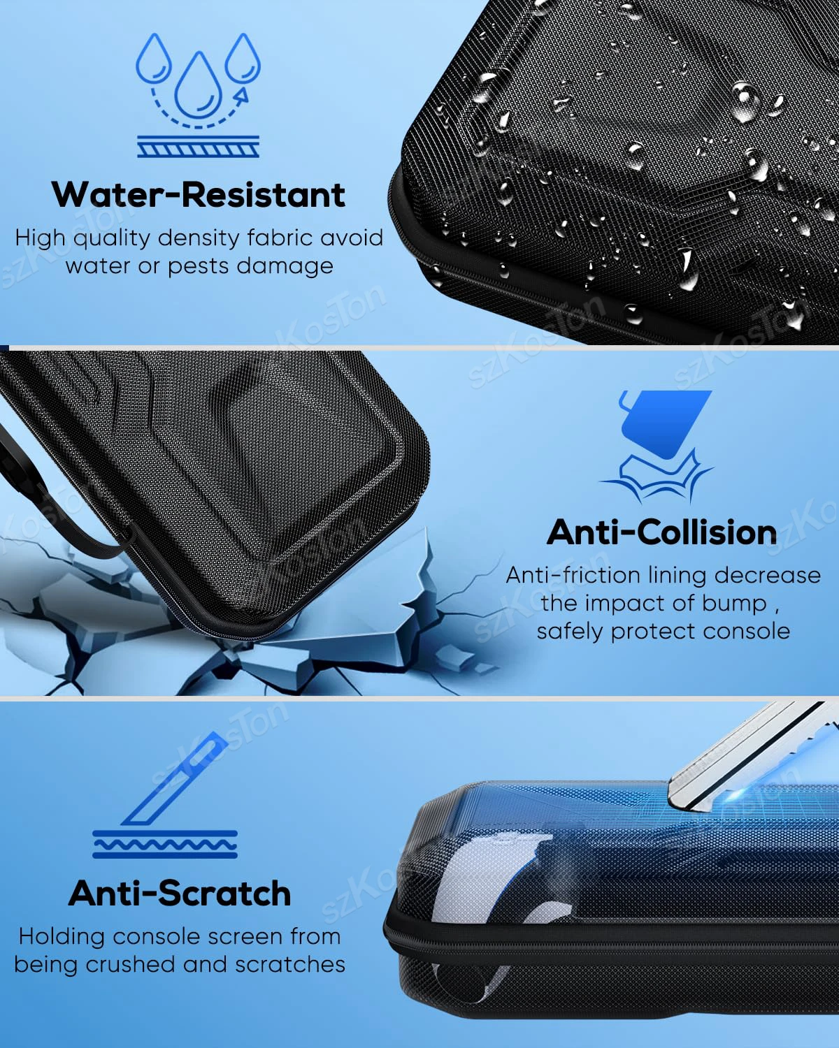 For PlayStation Portal Games Console 3in1 Accessories Bundle Clear Cover Set with Screen Protector for PS Portal Storage bag