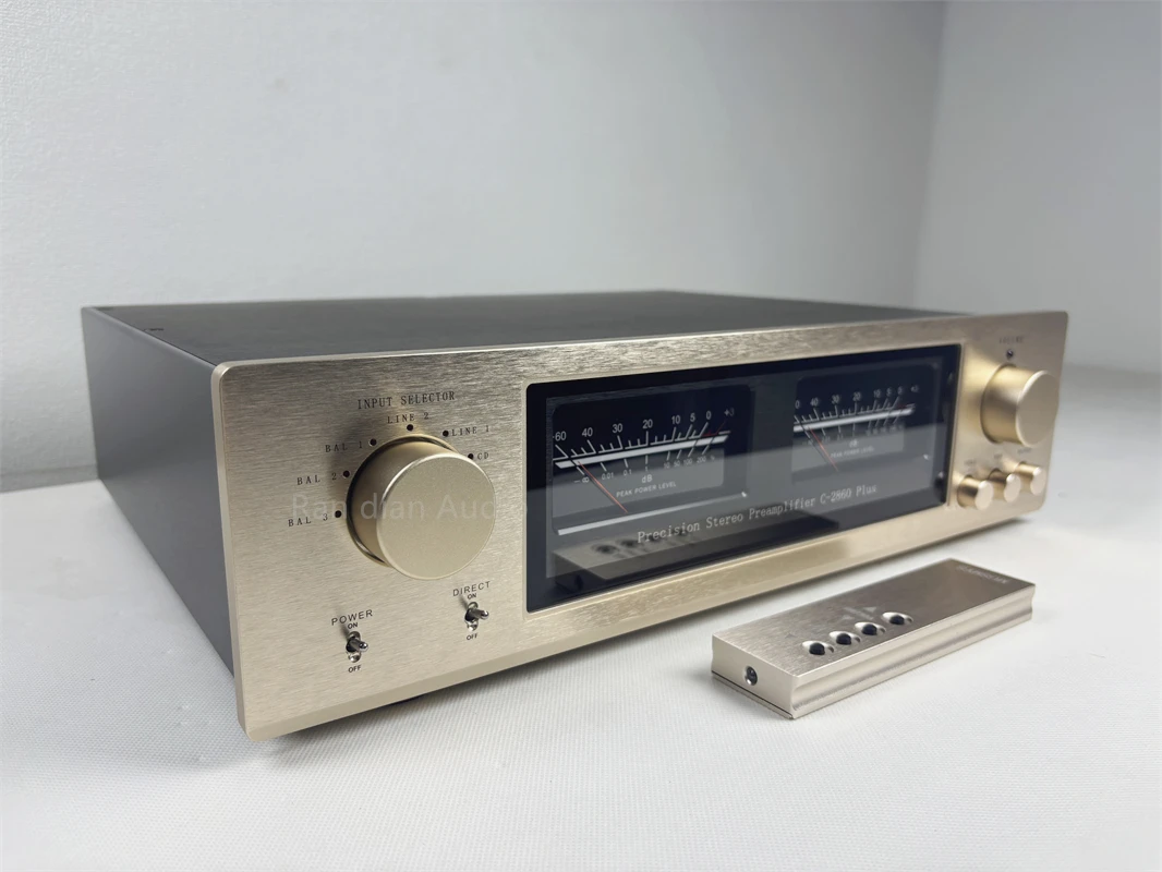 Копия Accuphase C-2860 Plus Полностью балансный предусилитель HiFi аудиофильский предусилитель с дистанционным управлением, Accuphase C2860