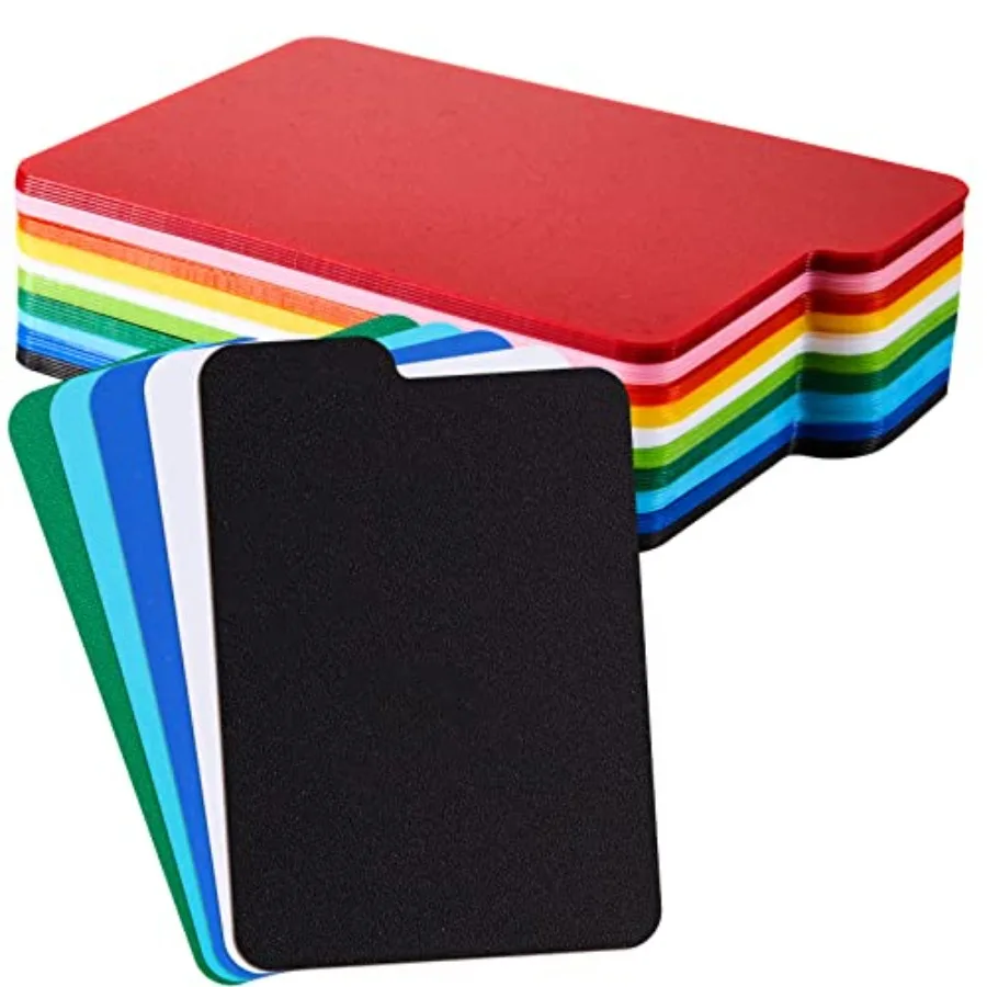 

Card Dividers for Office and Sports Gathering Storage PP Material 10 Colors 2.6 x 3.8 Inch Durable Playing Card Page Separators