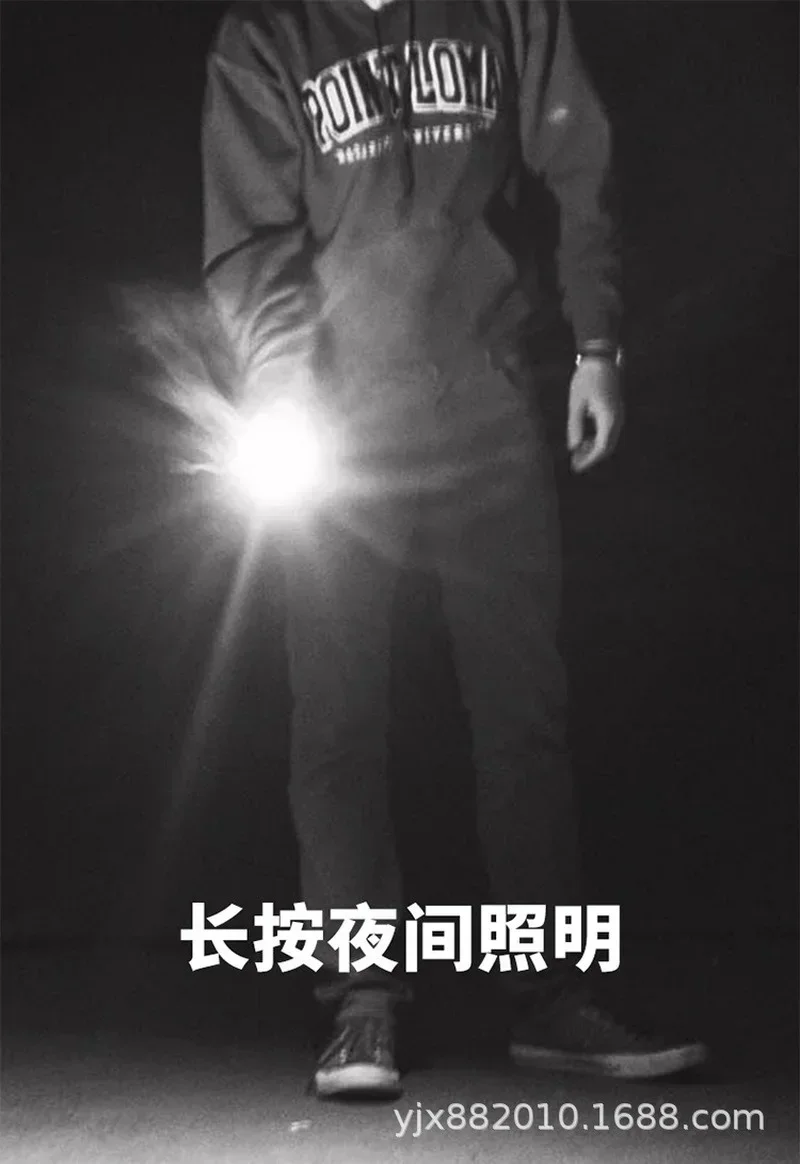 Personal Security Alarm SOS LED Light 130dB Self Defense Siren for Women Keychain