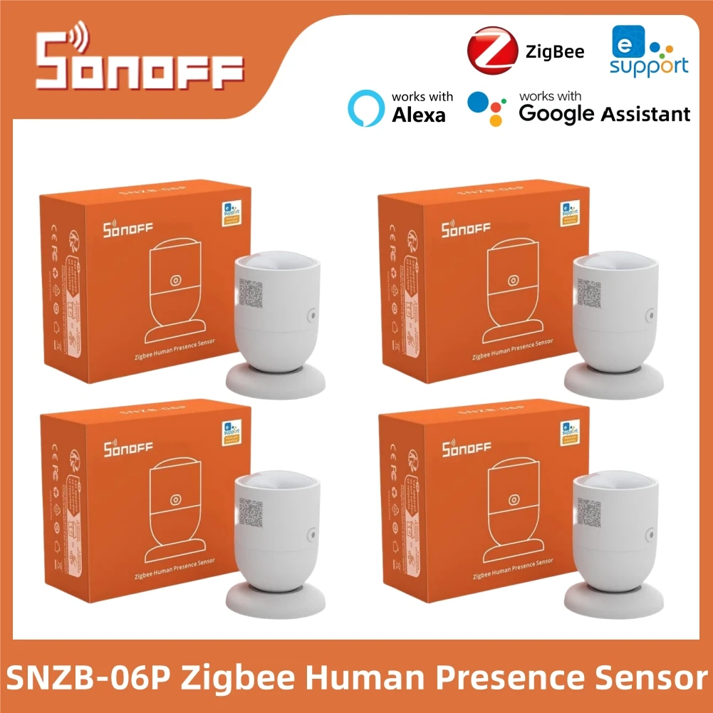 SONOFF SNZB-06P Zigbee Human Presence Sensor Local Smart Scene linkage Presence Detection Smart Home Automation Via Alexa Google