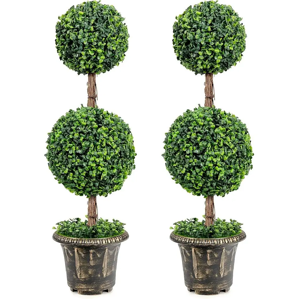 Artificial Boxwood Topiary Pair 1