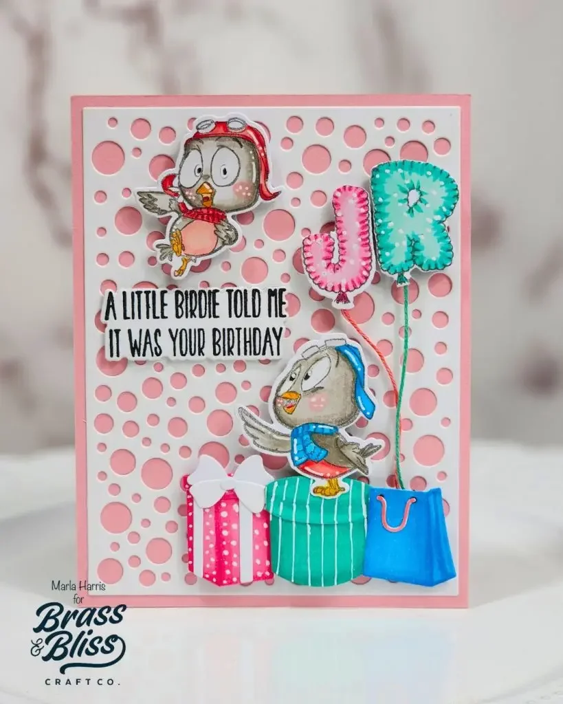 New Sweet Wishes Birthday Party Balloons Farmers Market Stand Presents Metal Cutting Dies Clear Stamps For DIY Scrapbook Paper