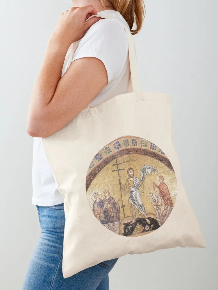 

Resurrection Tote Bag Fabric bag Women's beach bags Canvas shoulder bag Shopper