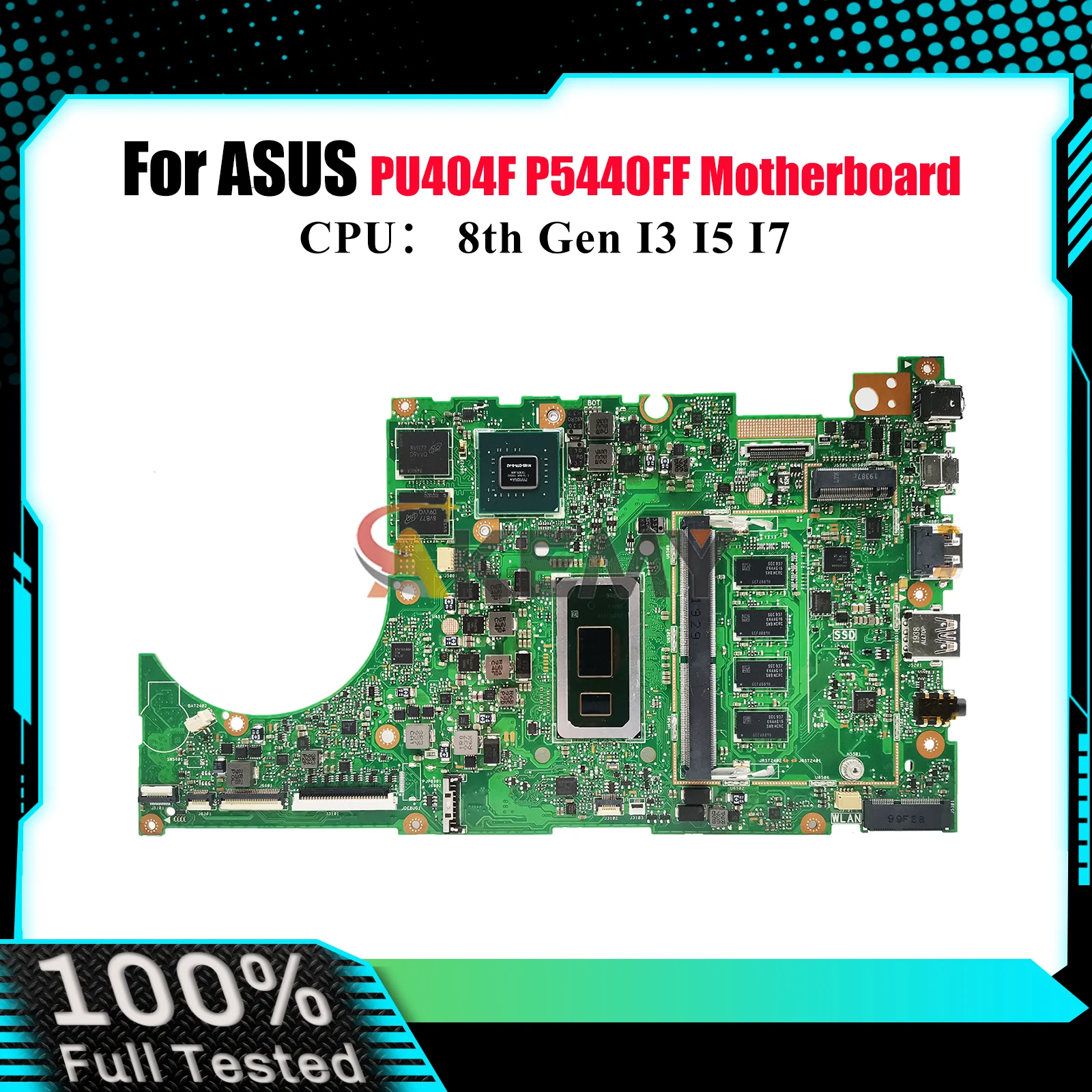 

P5440FF Laptop Motherboard For ASUS ProArt P5440F P5440FF PU404F Notebook Mainboard With I3 I5 I7 CPU 100% tests OK fast ship