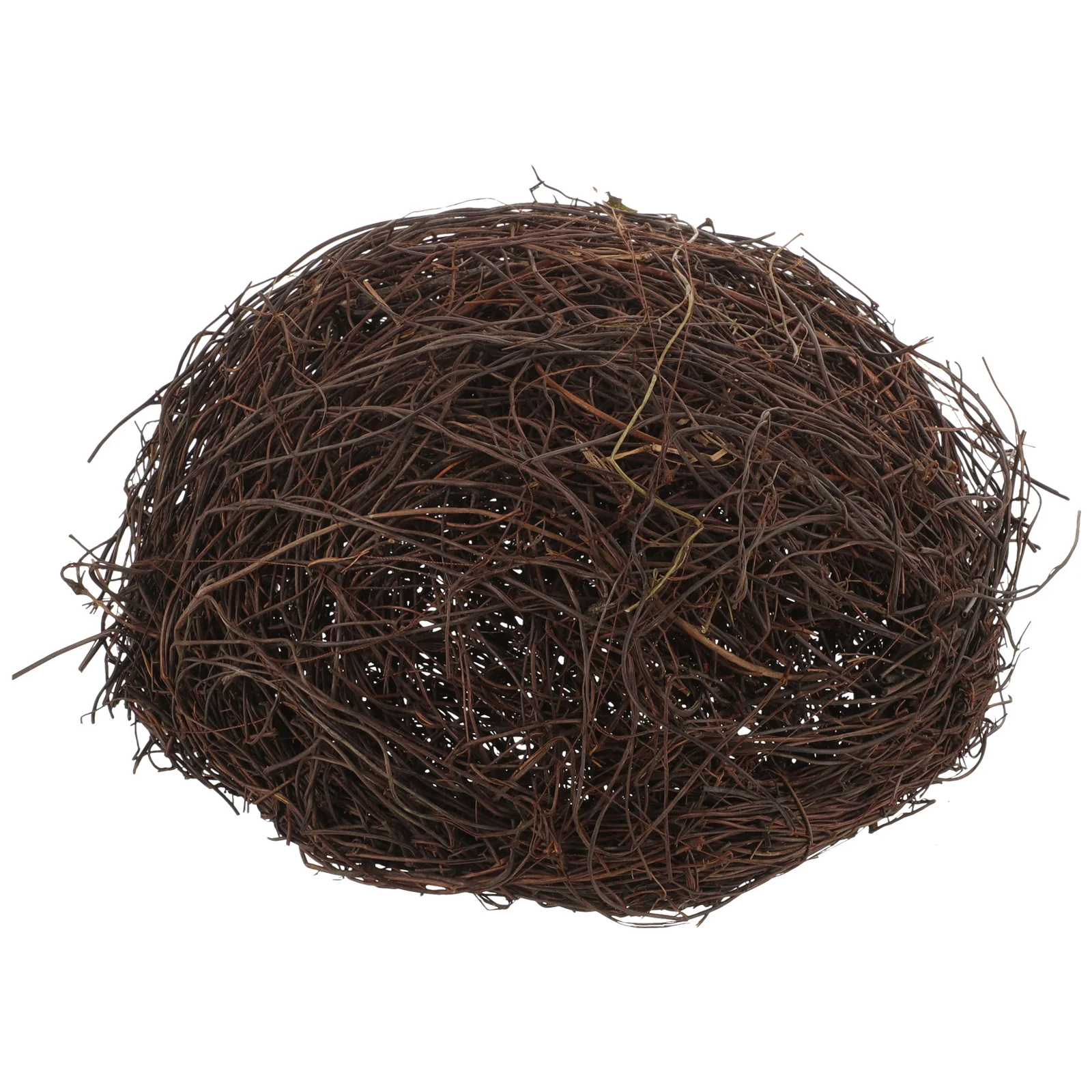 

Rattan Bird Nest Ornament Decoration Portable Nests Small Prop for Outdoor Holiday Wedding Easter Supplies Natural Look