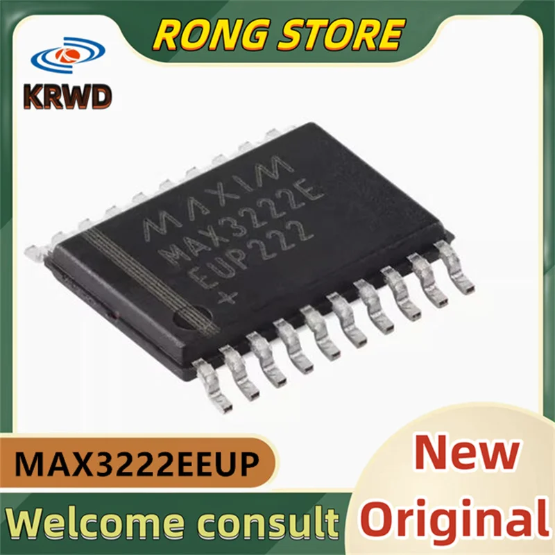 10pcs MAX3222  New and Origina MAX3222EEUP SSOP20