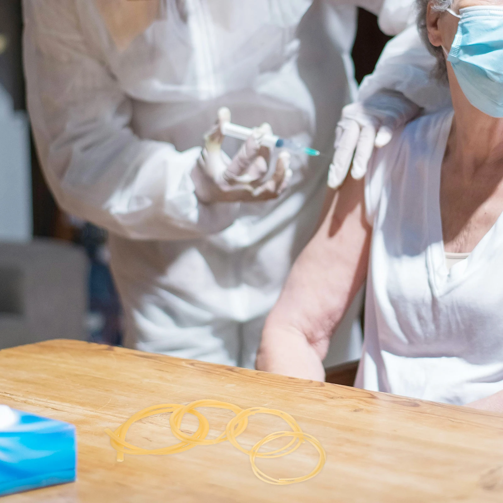 4 Pcs Elastic Rope Fixing Accessory Latex Band Tubes Accessories for Highly Exercise Tubing Bands Sewing