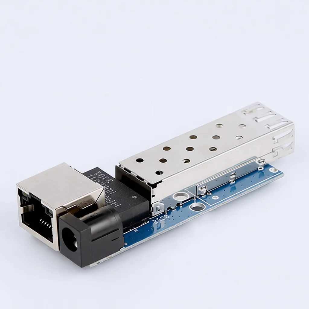 Industrial Gigabit SFP Fiber Optic Transceiver PCBA 1.25G Ethernet Media Converter Board Signal Adaption Network Components