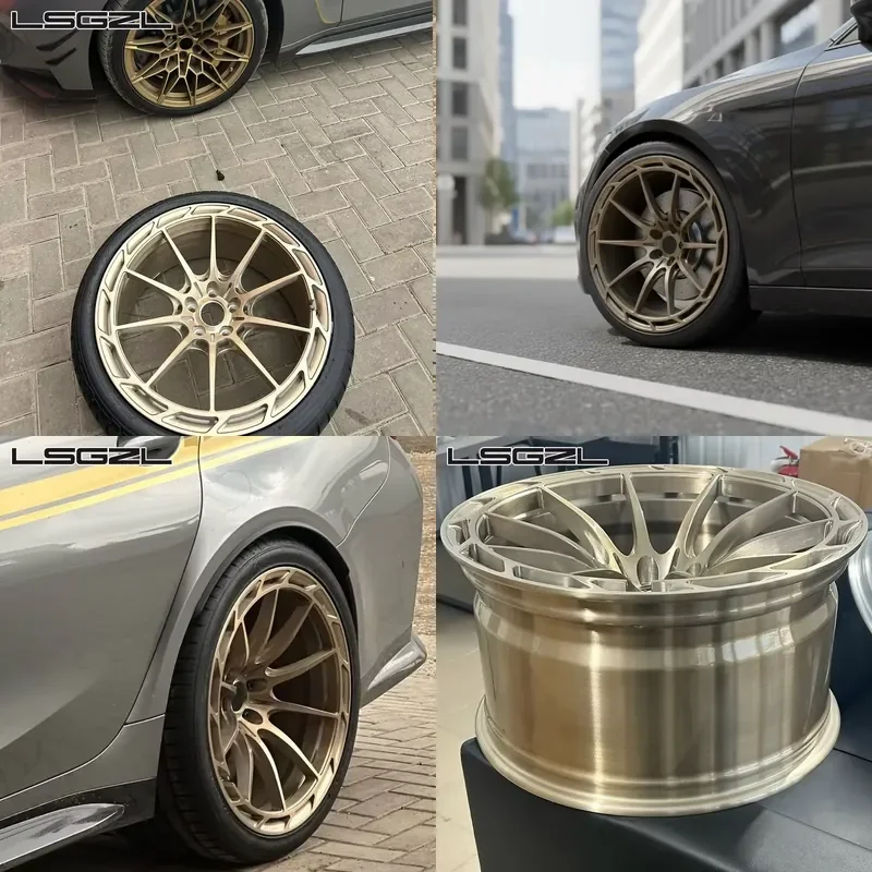 Rines de Auto Cóncavos Personalizados i LSGZL Forged Monoblock 5x114.3 5x130 5x120 5x112 para C63 18 19 20 21