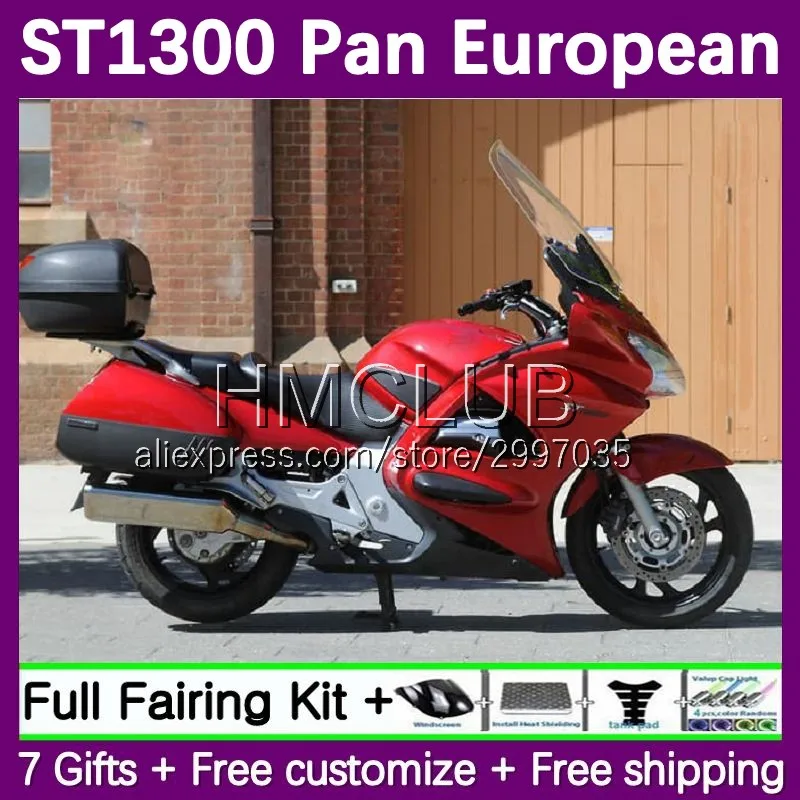 Fairing For HONDA Pan European STX1300 ST1300 ST-1300 CC 30No.47 red light ST 1300 02 03 04 05 06 07 08 09 10 11 12 13 14 15