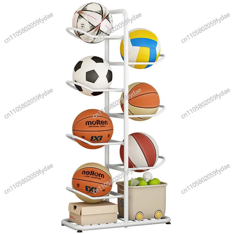 Indoor Children Basketball Storage Rack Put Ball Football Storage Basket Placed Rack Kindergarten Volleyball Stand Holder Space
