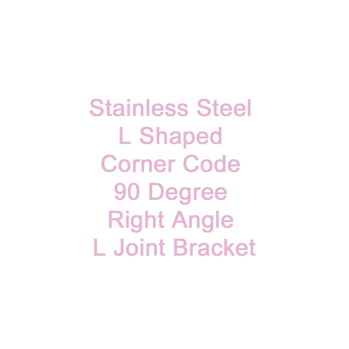 2-10Pcs Stainless Steel L Shaped Corner Code 90 Degree Right Angle L Joint Bracket Furniture Cabinet Angle Connectors with Screw