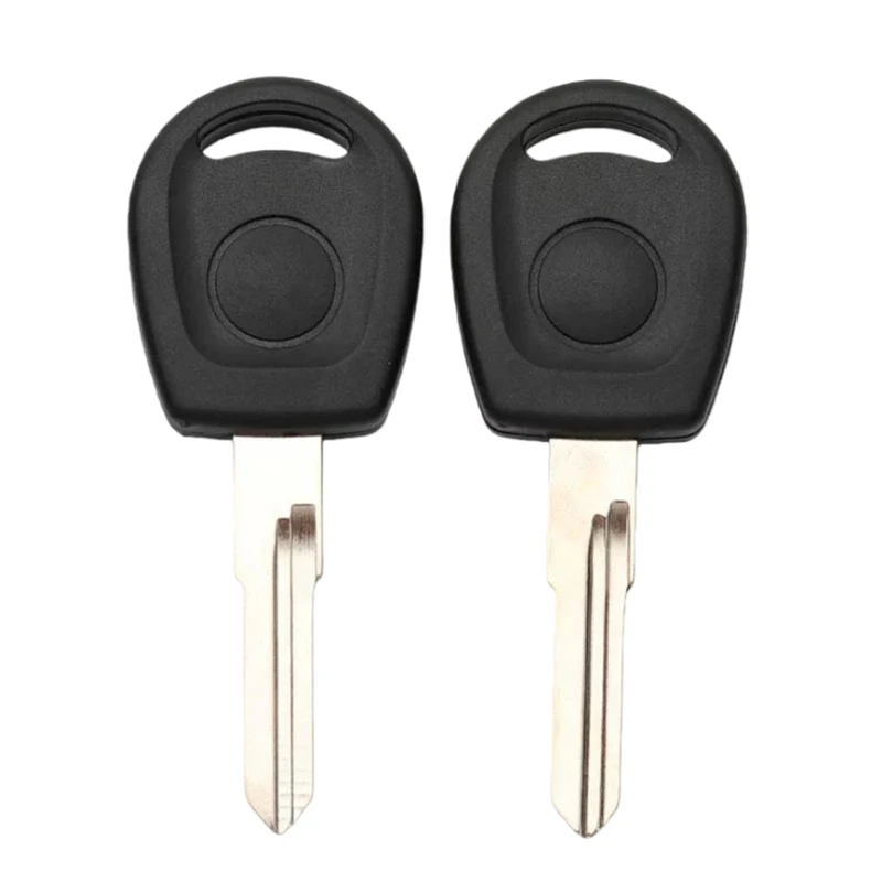 XIEAILI OEM 10Pcs Car Key Shell Remote Fob Replacement Case Uncut Blade For Vw Jetta