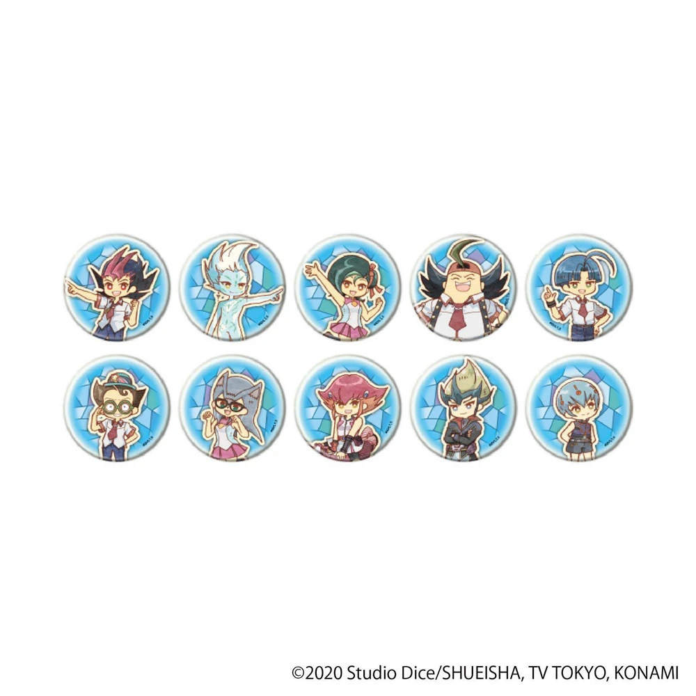 58mm Anime Yu-Gi-Oh! ZEXAL‌ Yuma Tsukumo Astral Reginald Kastle Cosplay COSTUME Badge Pin SPTE Tinplate Brooch Prop Gift