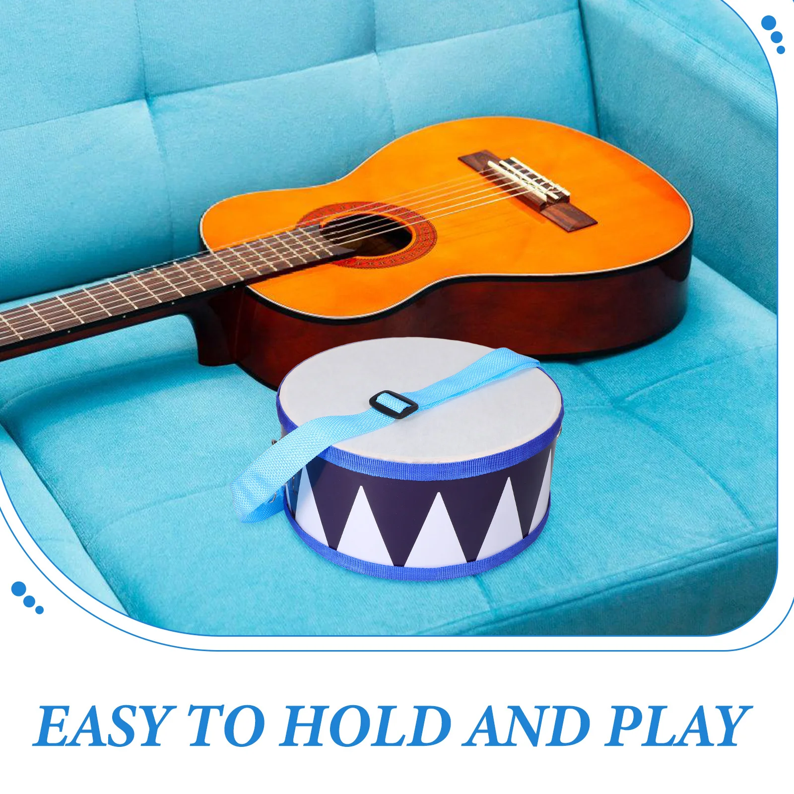 1 مجموعة أدوات قرع اليد مجموعة طبلة خشبية كمين مع مطارق لأداء المدرسة فئة الموسيقى #3