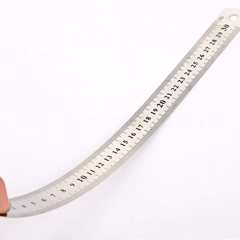 3Pcs/set Stainless Steel Ruler For Engineering School Office 15cm/20cm/30cm