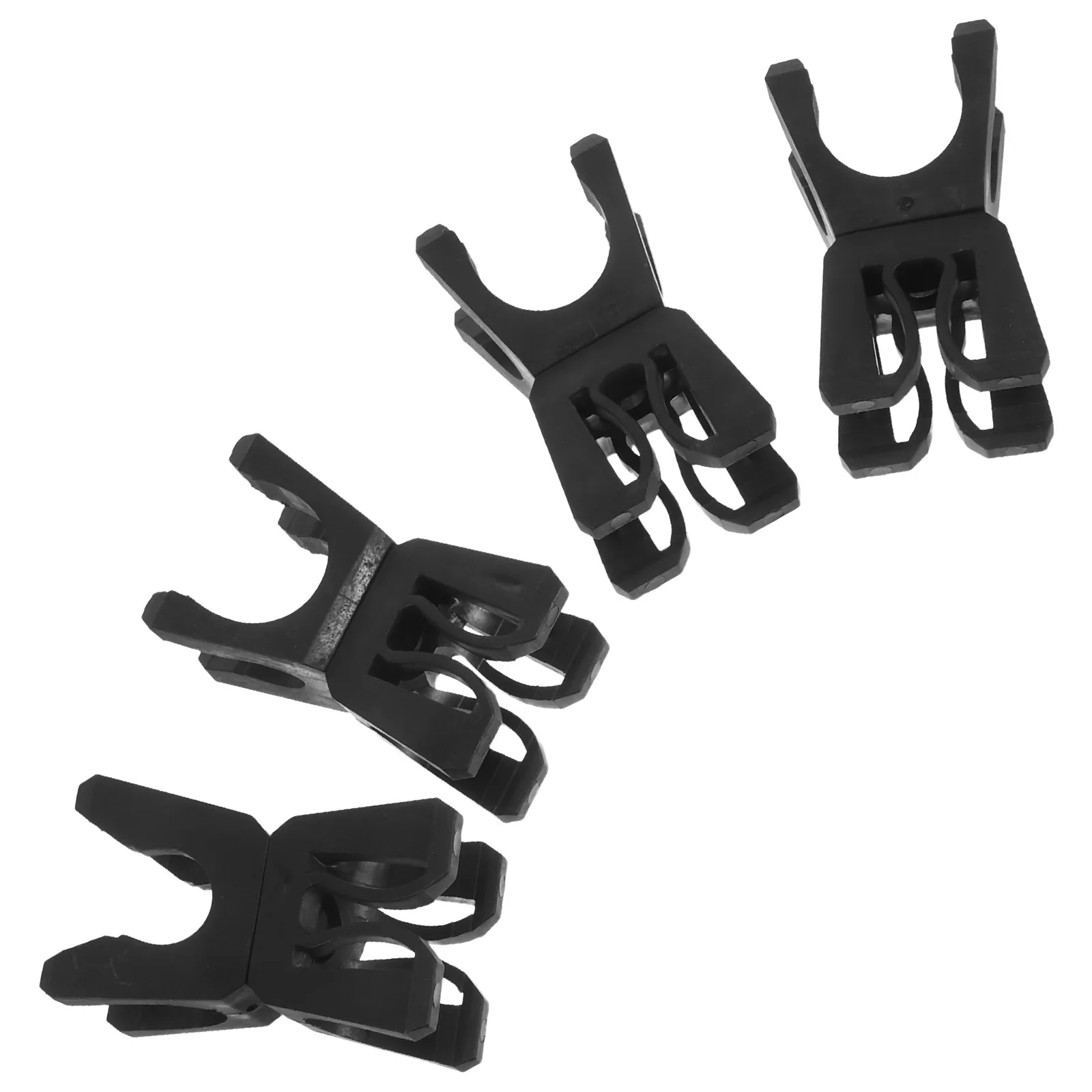 4Pcs Soccer Training Pole Buckle Lightweight Sturdy Plastic Agility Pole Connector Utility Clip for Football Basketball Marking