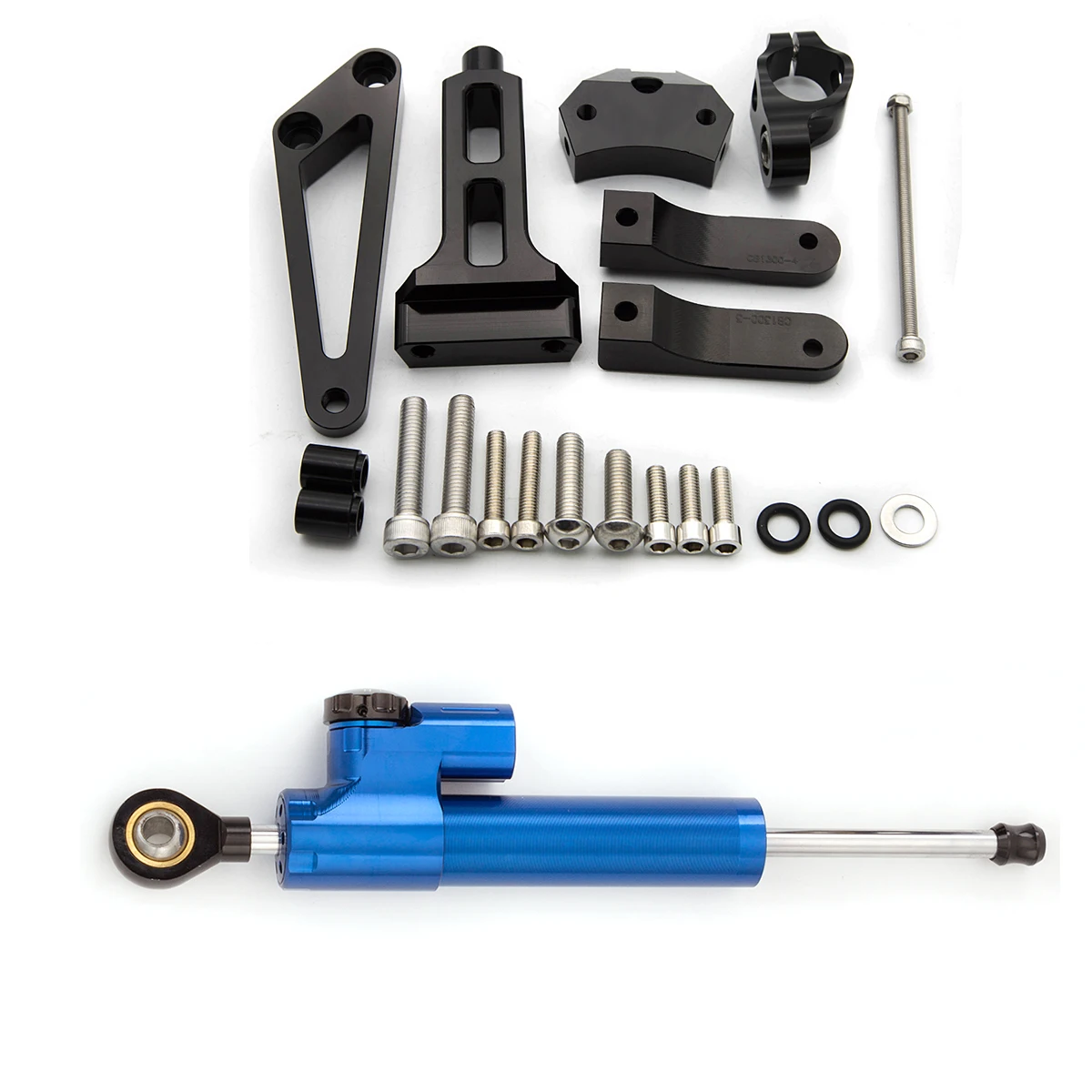 รถจักรยานยนต์พวงมาลัยเสถียรภาพ Damper สําหรับ Honda CB1300 2003-2011 Bracket Mount ยึดสนับสนุนชุดชุด