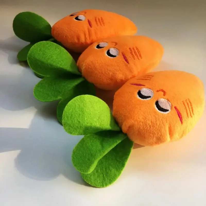 Smile Carrot Cartoon Plant Plush toy Cute Simulation Vegetable Carrot Pillow Dolls Stuffed Soft Toys for Children Gift