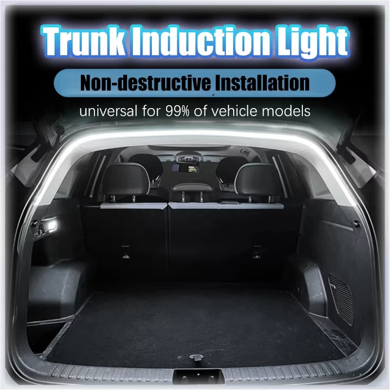Car Trunk Ambient Light Strip Flexible Automatic Led Lighting Non-Destructive Installation Modified Tailgate Decorative Lamp