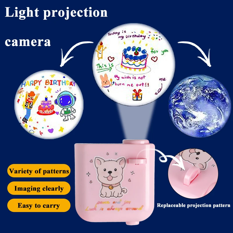 Oenux Creative Projection Lamp Moon Galaxy Projector Background Wall Light Accessories Party Decor Birthday Photo Props Gift Toy