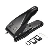 Sim Card Cutter Nano and Micro Sim Cutter,Convenient Sturdy Portable with Adapters and Eject Pin 2 in 1 for Smartphone