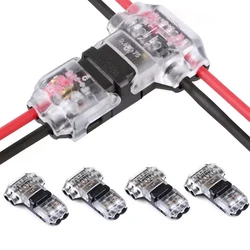 Low Voltage Universal Compact Wire T Tap Connectors Toolless Wire Connectors Quick Splice Wire Wiring Connector