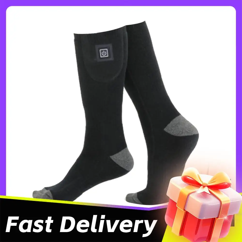 جوارب ذكية ساخنة للجنسين جوارب حرارية خارجية جوارب شتوية للتدفئة سريعة جوارب دافئة مقاومة للبرودة جورب تزلج (بدون بطارية) #6