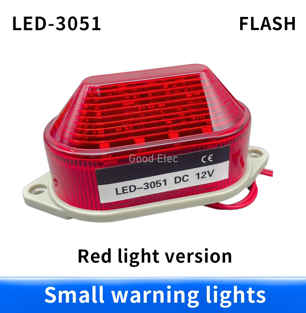 LTE-3051/5051 flash small LED strobe warning light  Indicator light  12V 24V 220V Indicator light LED Lamp Security Alarm