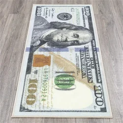 100 Dollar Bill Money Kitchen Floor Mat Home Decor Hallway Balcony Laundry Runners Rugs Bathroom Non-slip DoorMat