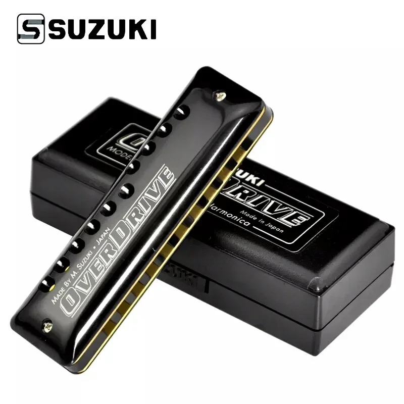 

Suzuki Overdrive MR-300-C Deluxe Bendable 10 Hole Diatonic Harmonica / Blues Harp MR300, Key of C