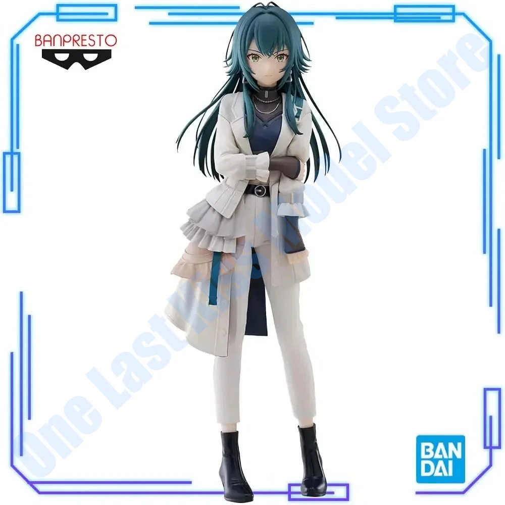 In Stock Bandai Original Genuine Banpresto Anime Gakuen IDOLM@STER Tsukimura Temari Espresto Stylish Pose 22cm Model Toy Figures
