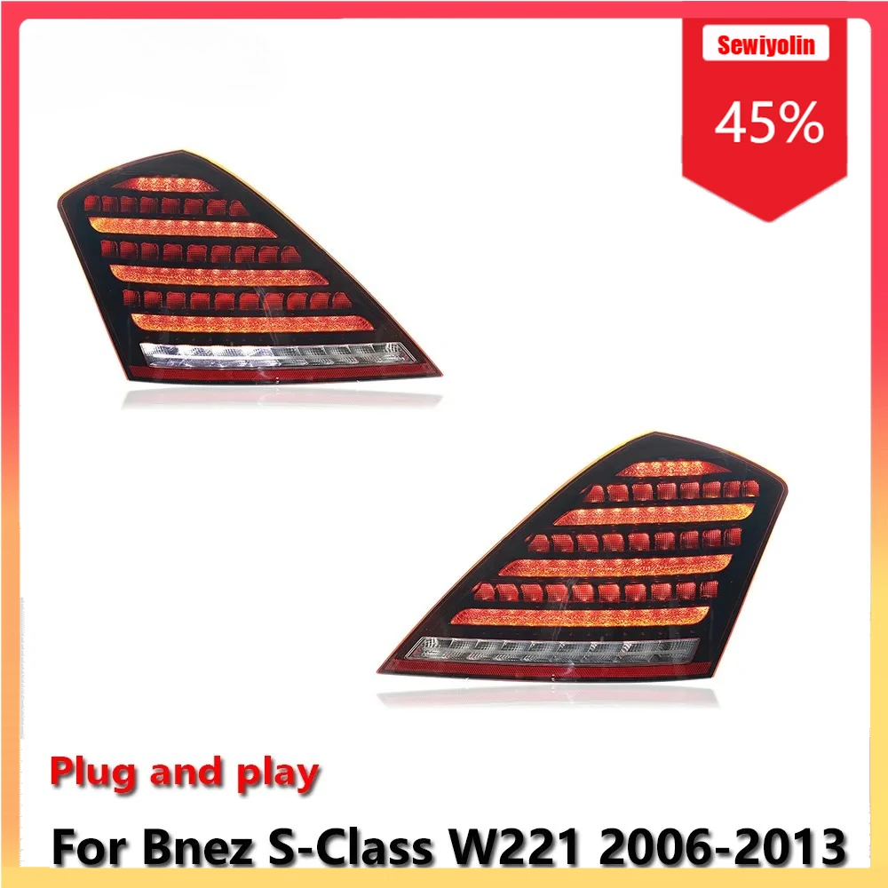 

Car Lamps Tail Light Assemblies For Benz S-Class W221 2006-2013 Auto Fog DRL Brake Turn Signal Lamp Plug and Play