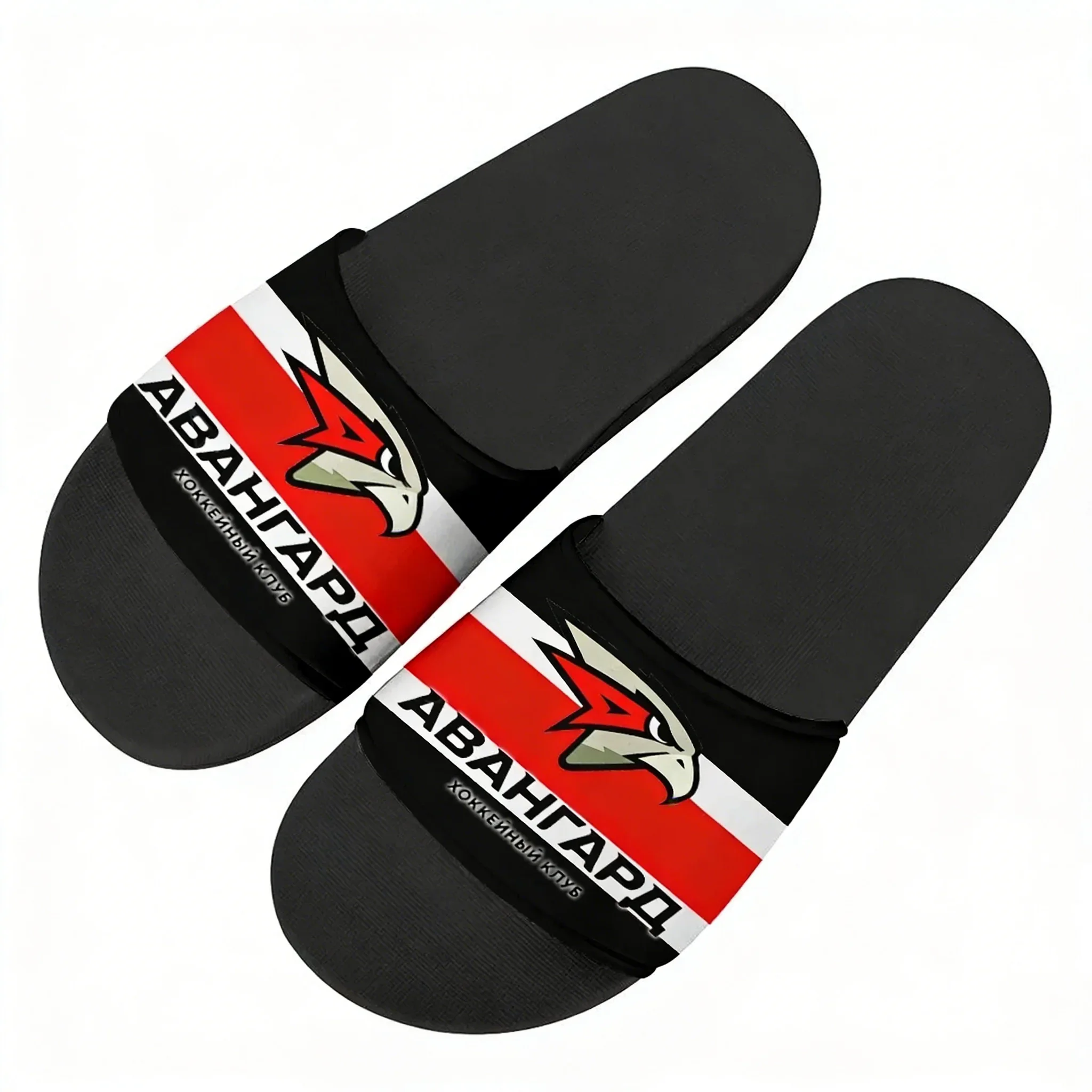 ХК Авангард Hockey Club Avangard Hockey Sandals Home Slippers Water Shoes Men Women Teenagers Sandal Custom Made Summer Slipper