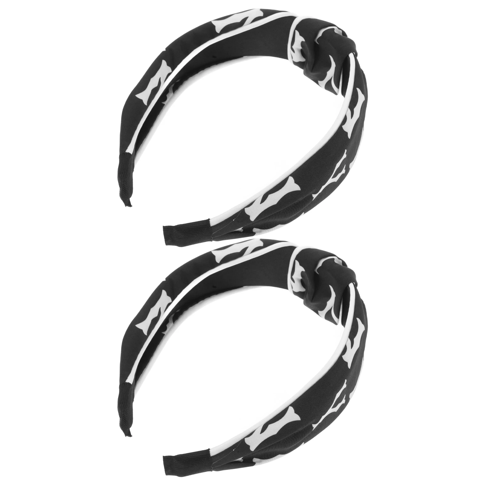 

2Pcs Knotted Hair Hoop Wide Headband Spa Headband Non Slip Makeup Hairband Cute Bow Yoga Hair Bands for Women Face Wash