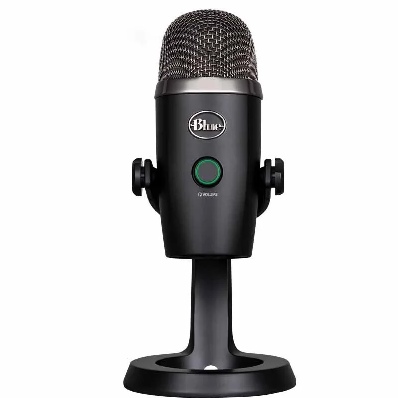 ميكروفون USB ممتاز من Logitech Blue Yeti Nano لـ Creators لتسجيل ألعاب PC Mac