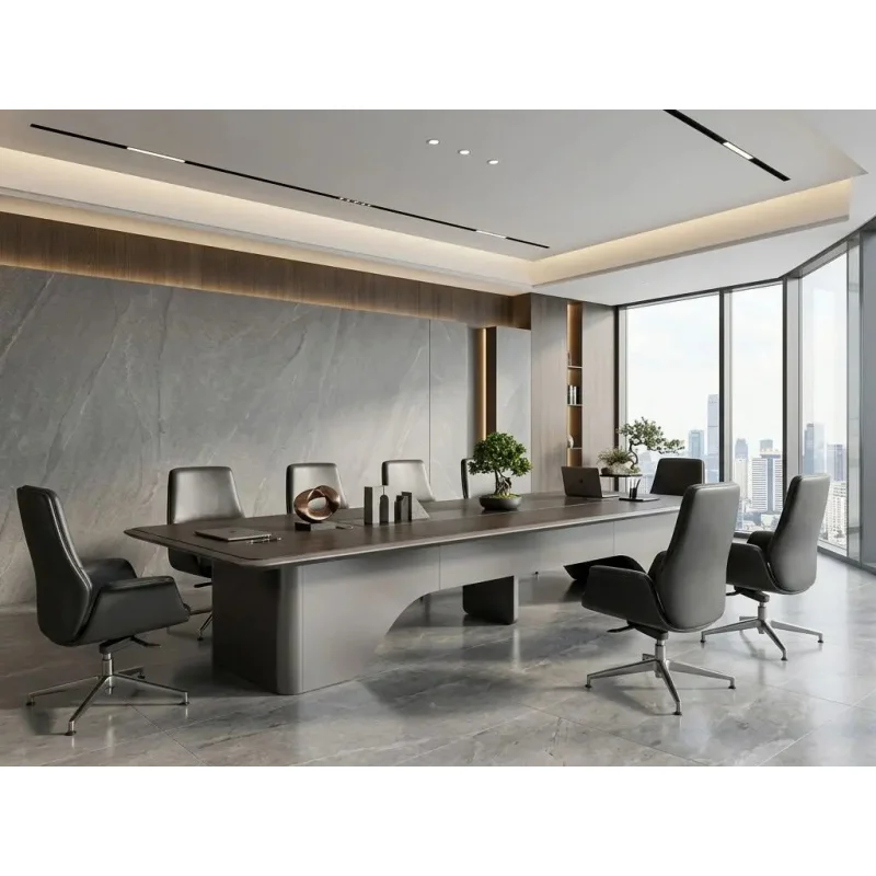 custom.Modern Office Furniture Extendable 2/4/6 Person Staff Computer Desks Cabinets and Screens