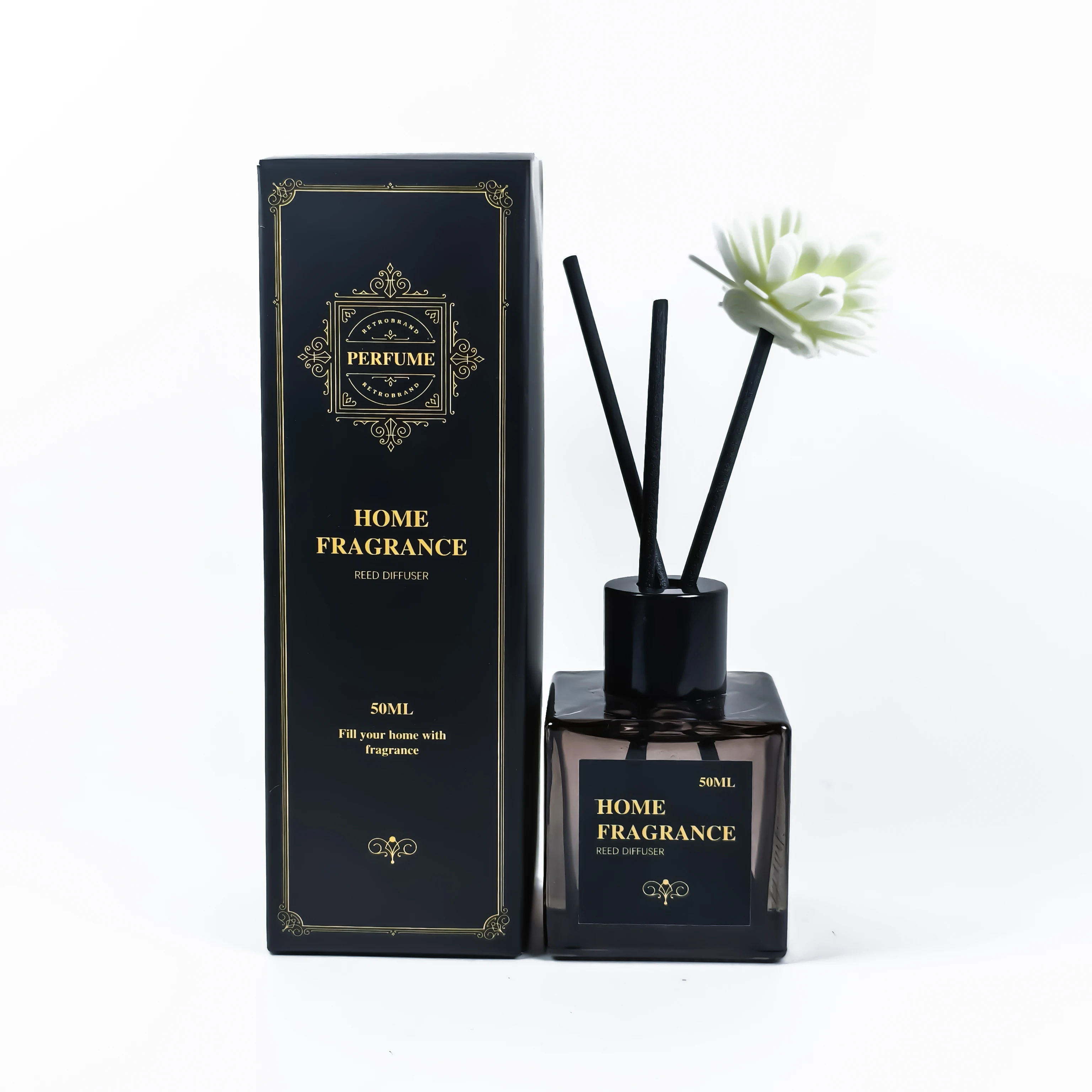 

50ml Reed Diffuser Fragrance Sets Hilton Shangri-La Hotel Rattan Aromatherapy Air Freshener Home Fragrance Perfume Essential Oil