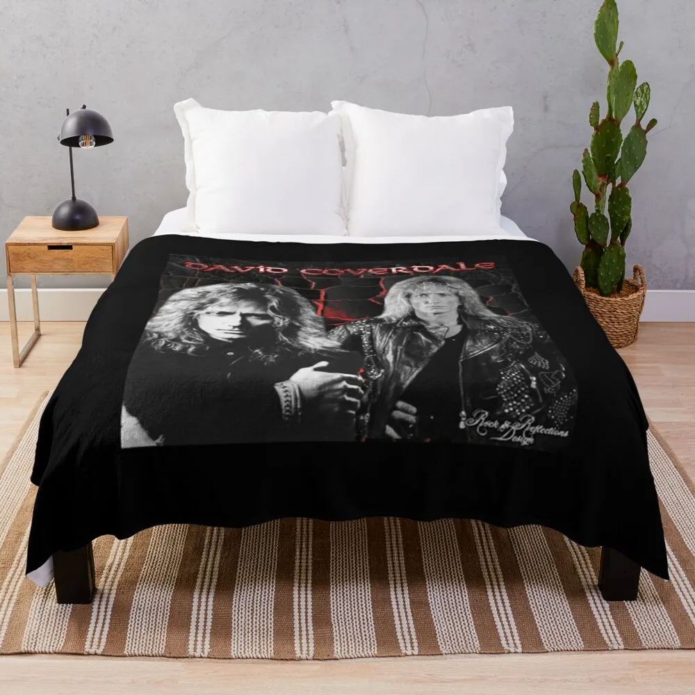 David Coverdale Whitesnake Band Music Rock Art Gift Throw Blanket Sofa Moving Blankets